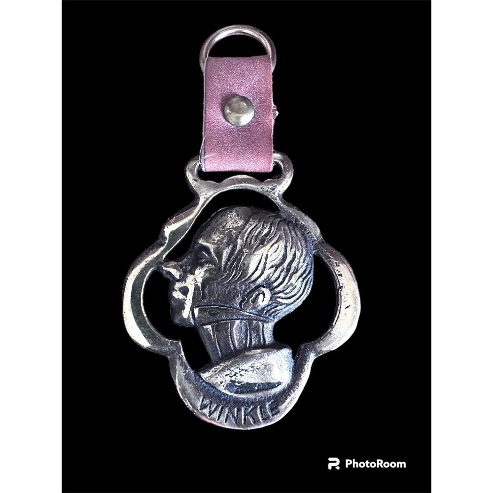 English Charles Dickens Winkle Harness Brass Horse Medallion Leather Strap - Picture 1 of 7